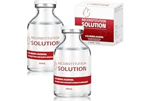 BUGGYBEDS 30ML Solution Bottles 2 Pack Set, Shatterproof Glass Vials, Triple Sealed, Made in USA