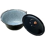 Grillplanet ungarischer Gulaschkessel 10 Liter mit Deckel