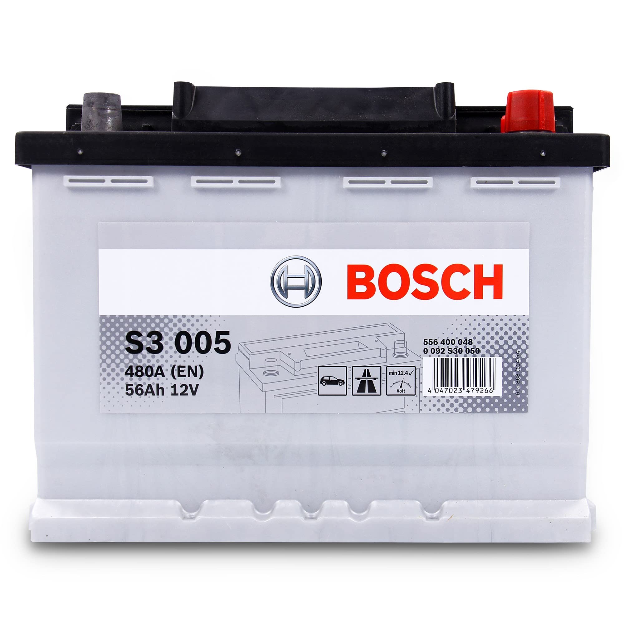 12V Bosch 027 Car Battery. 3 Year Warranty