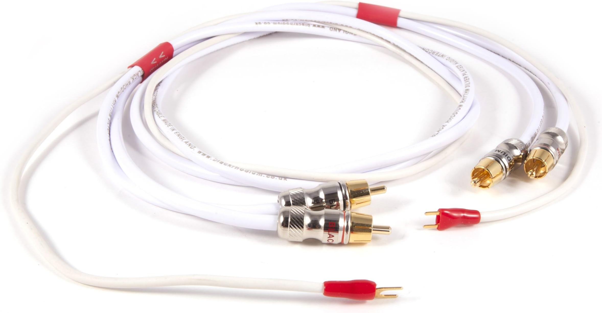 Black Rhodium RHYTHM Tone Arm RCA-RCA Cable 1m Pair