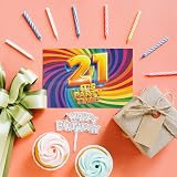 Stuff4 21st Birthday Party Invitations 20 Pack A6 with Envelopes view 2