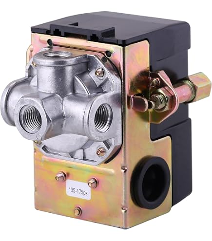 Air Pressure Switch H/D Pressure Switch 4 Ports 145-175 PSI W/200 PSI ...