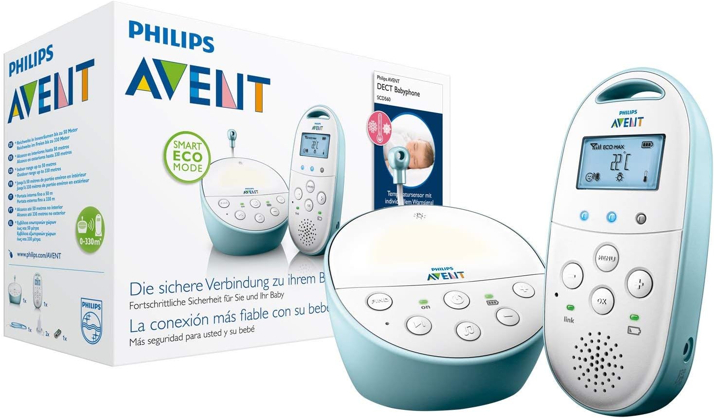 Philips Avent Ecoute Bebe Rechargeable Dect Scd560 00 Amazon Fr Cuisine Maison