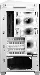 MSI MAG PANO M100L PZ WHITE Micro-ATX PC Case with USB-C 20Gbps GPU Stand view 8