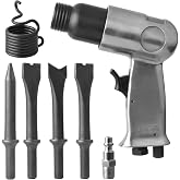 PROSHI 150mm Air Hammer Kit - 4-Chisels, 4500 BPM