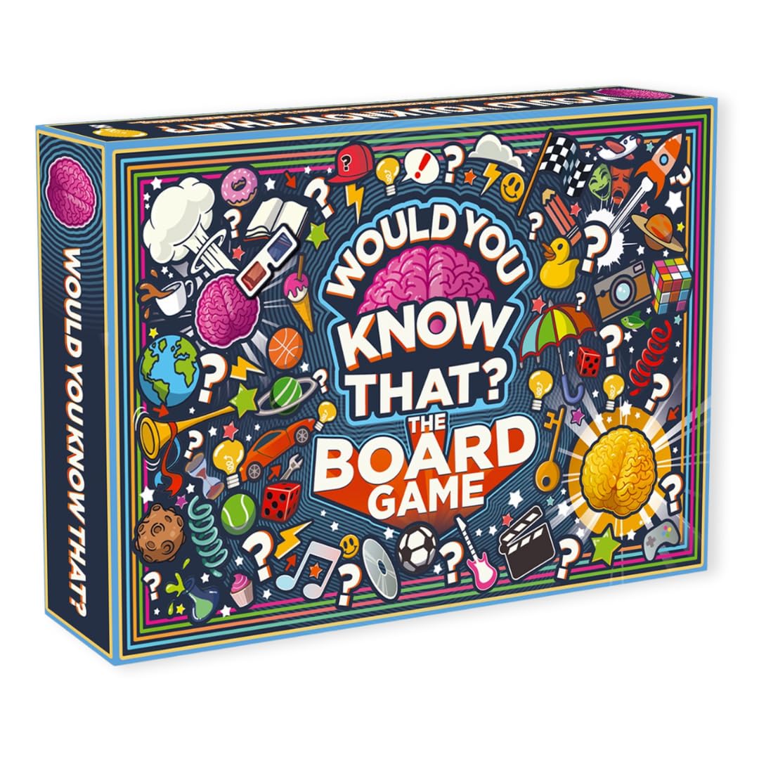 Would You Know That? The Ultimate Quiz Trivia Board Game | Board Games | Family Games | Party Games | Adult Games | Christmas Party Games | Board Games for Adults | Card Games — image 1