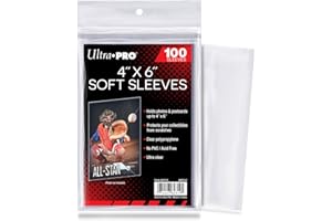 Ultra Pro UP82319 4" x 6" Soft Sleeves (100)