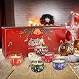 WPONSZU 24 Pack Christmas Scented Candles Gift Set for Woman, Jar Candle, 2.5 oz Soy Wax Tin Candle-Ideal Gift for Travel Home Décor