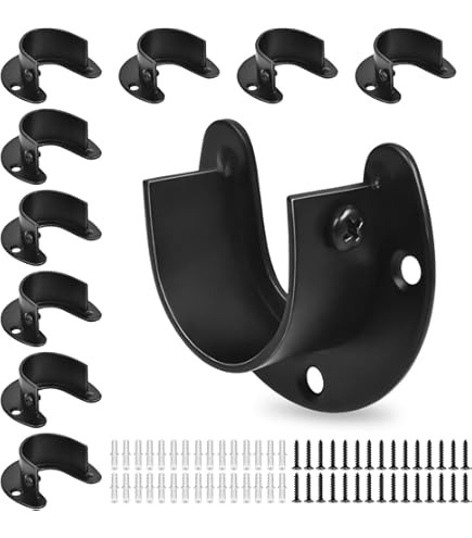 Heavy Duty Closet Rod OwnMy Packs Closet Rod End Supports