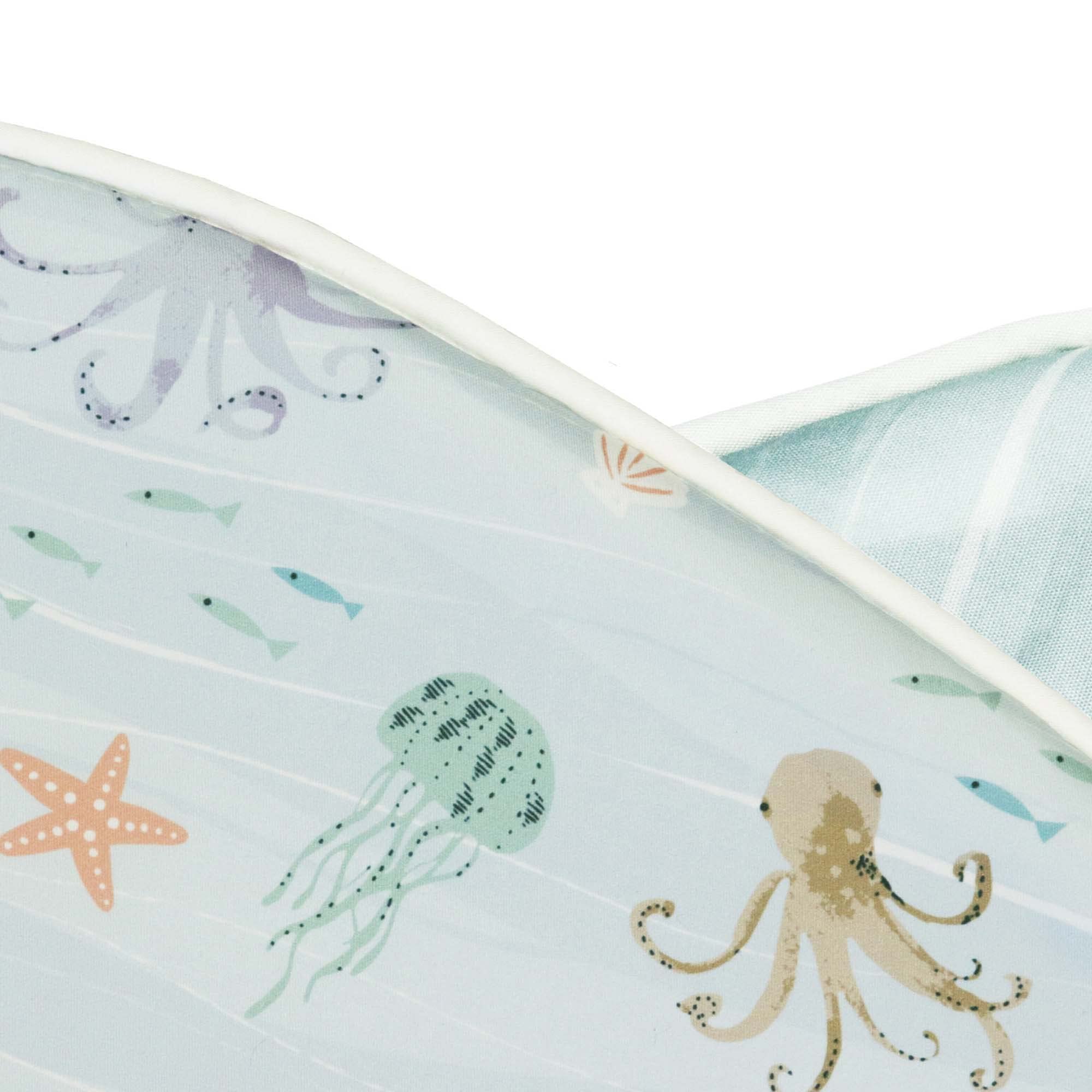 Boppy Nursing Pillow Cover, Premium Quick-Dry Fabric, Blue Ocean, Fits The Original Support Pillow for Breastfeeding and Bottle Feeding, Cover Only