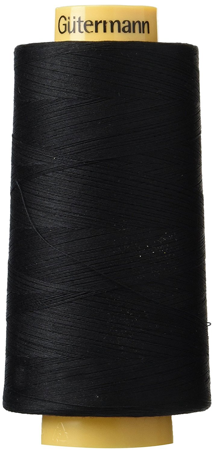 Gutermann Natural Cotton Thread Solids 3, 281 yd, Black