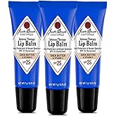 Jack Black Intense Therapy Lip Balm, 0.25-Oz. – SPF 25 Sun Protection, Lip Moisturizer, Hydrating Lip Balm with SPF, Lip Sunscreen