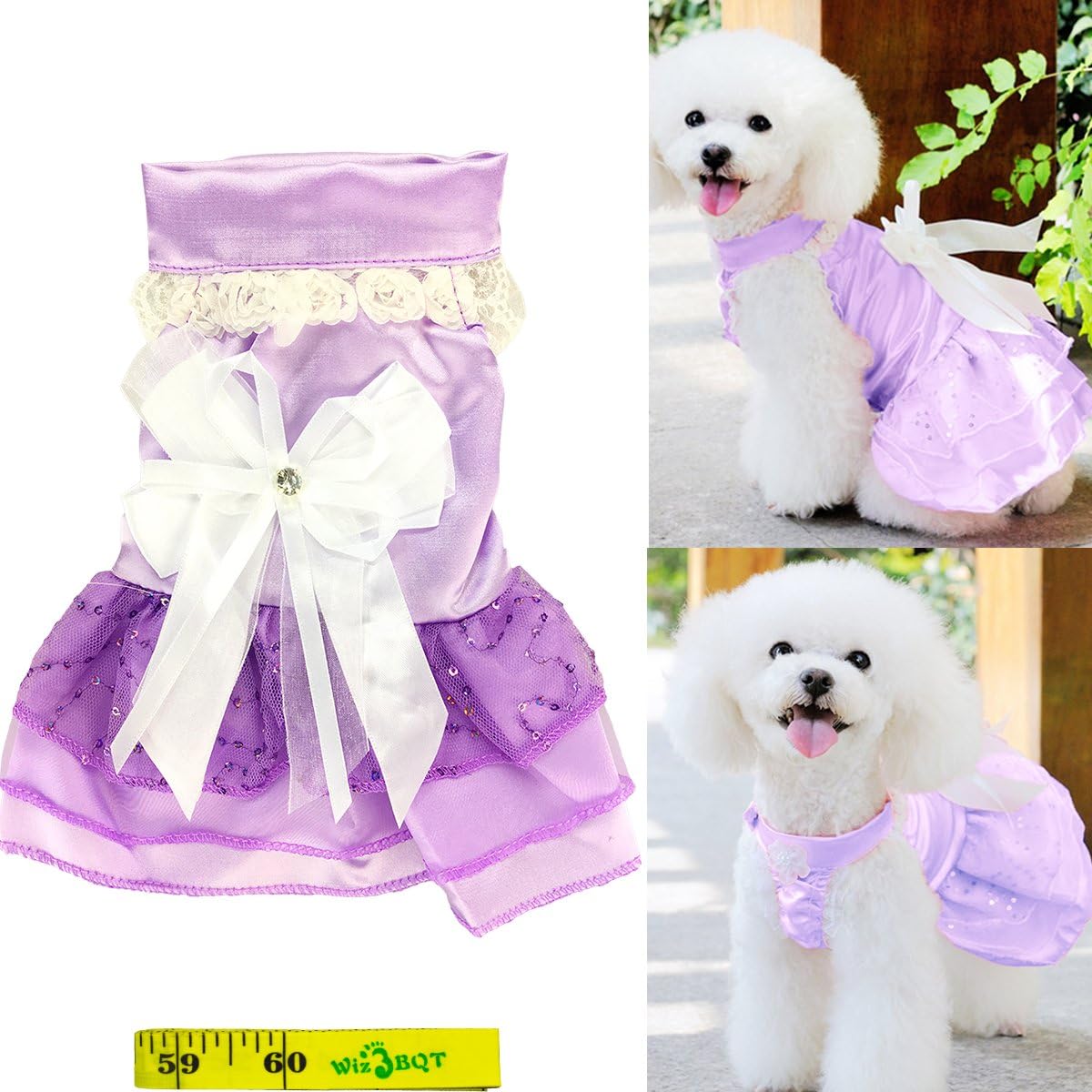 purple dog tutu