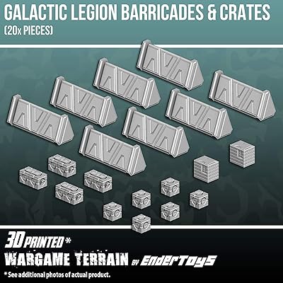 EnderToys Set Di 5 Pietre E Massi Stampati In 3D In PLA Per Wargame E Miniature Scala 32mm - Terreno Da Tavolo
