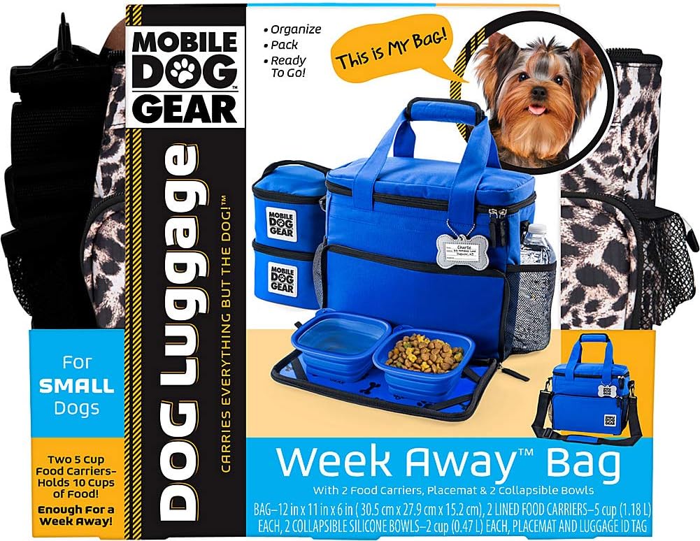 overland travel dog tote bag