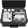 Case for Dji Neo Drone Combo - Waterproof Small Hard Cases for DJI Neo Accessories, Carrying Case for DJI Fly More Combo/RC-N3/RC-N2/Remote Controller/Charging Hub, Supports 9 batteries(Only Case)