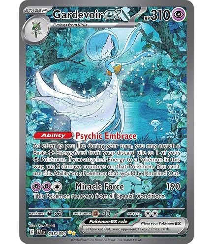Amazon.com: Pokemon - Gardevoir ex 245/198 - Scarlet & Violet
