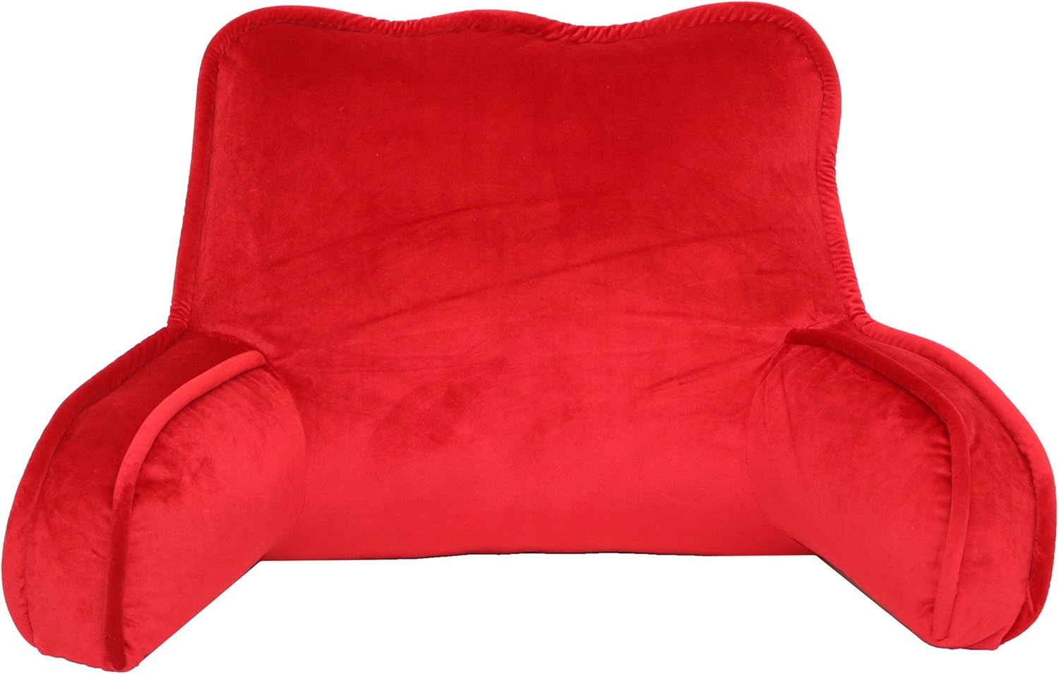 Brentwood Originals 2136 Plush Bed Rest, Chili Red,: Home & Kitchen
