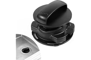 ATESMO Garbage Disposal Stopper, 75257 Garbage Disposal Magnetic Stopper for ISE Cover Control Disposer, Garbage Disposal Cap Compatible with 75052/74052/74094/74275, ABS Black Kitchen Aid Disposal Stopper