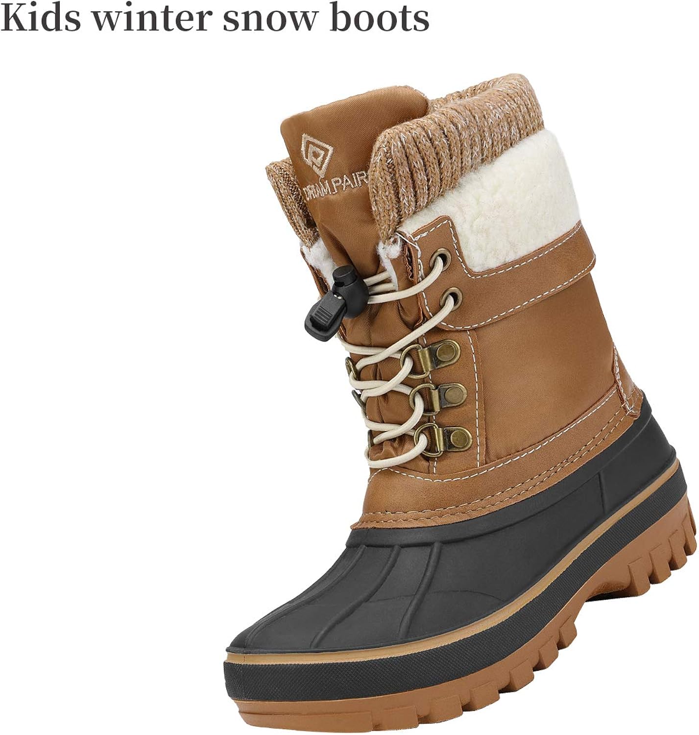  | DREAM PAIRS Boys Girls Insulated Waterproof Winter Snow Boots | Snow Boots