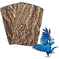 2 Pcs 16x12 Inches Natural Cork Perch, Bird Seat Boards, Decor Accessories, Cork Bark Backdrop, Toy for Bird Budgie Parrot Cockatiel Hamster Guinea Pig Rat