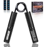 Grip Strength Trainer Set, 6 Pack, 50-350LB, Wrist Forearm Strengthener, Metal No Slip, Hand Grip Gripper Strengthener for Strength Training and Exercise, Hand Workout Squeezer Grip Strength