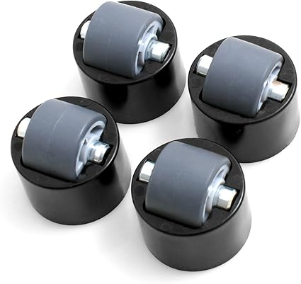 Laufrolle Mit Gewinde Gleitrolle Kunststoff Möbelrolle Lagerrolle - Foto 2