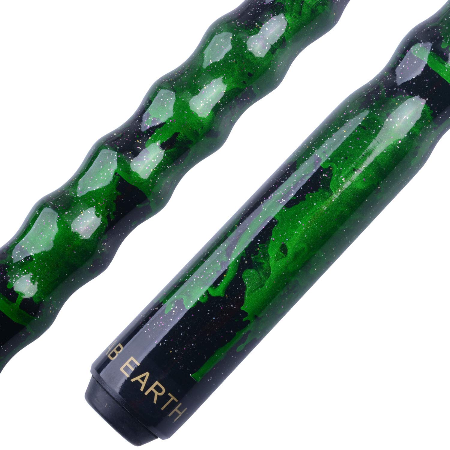 AB Earth 2-Piece 57'' 58'' Pool Cue/Pool Stick Ergonomic Design Hardwood Canadian Maple Billiard Cue,18-21 Oz,13mm Hard Le Pro Tip