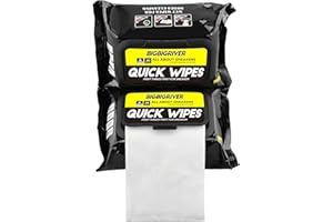 BIGBIGRIVER Shoe wipes 2 Pack 60 Pcs Sneaker Cleaner Quick Wipes Travel Portable Removes Dirt, Stains