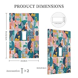 Sghxwp Mid Century Modern Atomic Cute Cats 1 Gang