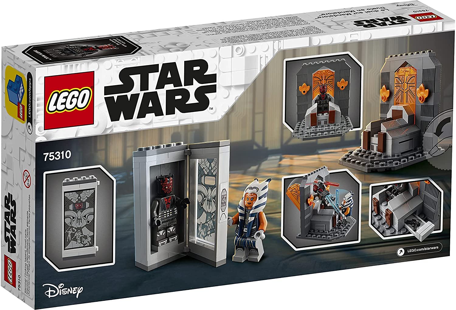 LEGO Star Wars Duel on Mandalore 75310 Awesome Toy Building Kit Featuring Ahsoka Tano and Darth Maul; New 2021 (147 Pieces)