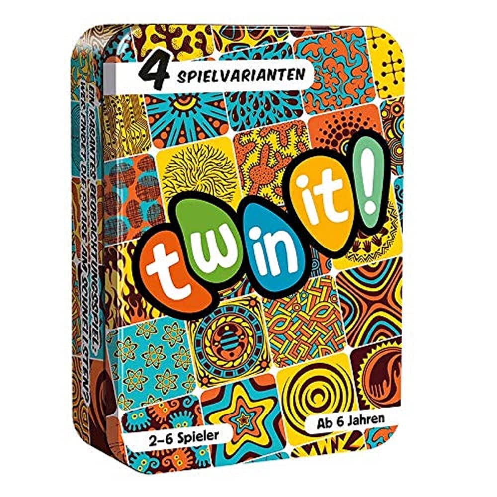 Asmodee Twin it, Family Card Game, Memory Game, German, COGD0005, Multi-Coloured