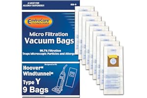 Generic Hoover WindTunnel Type Y Vacuum Bags 9 Pack, Fits Hoover 4010100Y