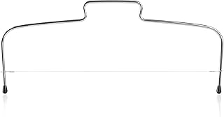 Wenco Tortenbodenteiler mit Gezahntem Schneidedraht, Stahl/Edelstahl