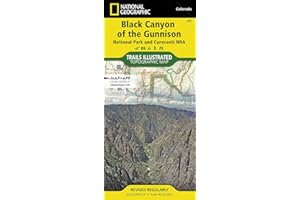 NATL GEOGRAPHIC SOCIETY MAPS Black Canyon of the Gunnison National Park [Curecanti National Recreation Area] (National Geographic Trails Illustrated Map) (National Geographic Trails Illustrated Map, 245)