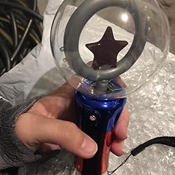 flashing panda meteor storm led changing pattern spinner wand