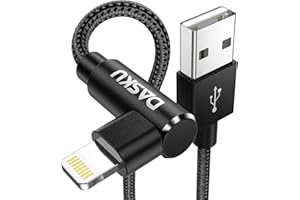 2Pack 10ft iPhone Charger 90 Degree Lightning Cable Right Angle Long USB Charging Cord Compatible with Apple iPhone 14 13 12 