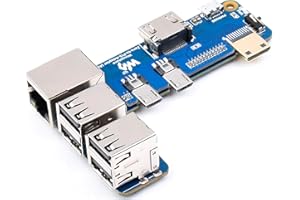 Raspberry Pi Zero to Pi 3B/3B+ Adapter, Based on Raspberry Pi Zero Series to Reproduce Original Appearance of Pi 3B/3B+, Alte