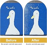 EIGTWEN Acrylic Varnish Set: 2x100ml Gloss Matte Sealant for Paintings view 2