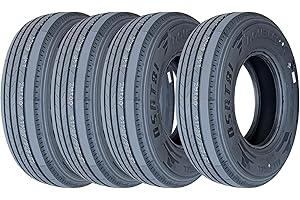 BEOC Set of 4 DSRT81 All Steel ST Radial ST235/80R16 Trailer Tires 14-Ply Load Range G 129/125N, Heavy Duty Premium All Season 235/80/16 235/80-16 235 80R16 Trailer Tires
