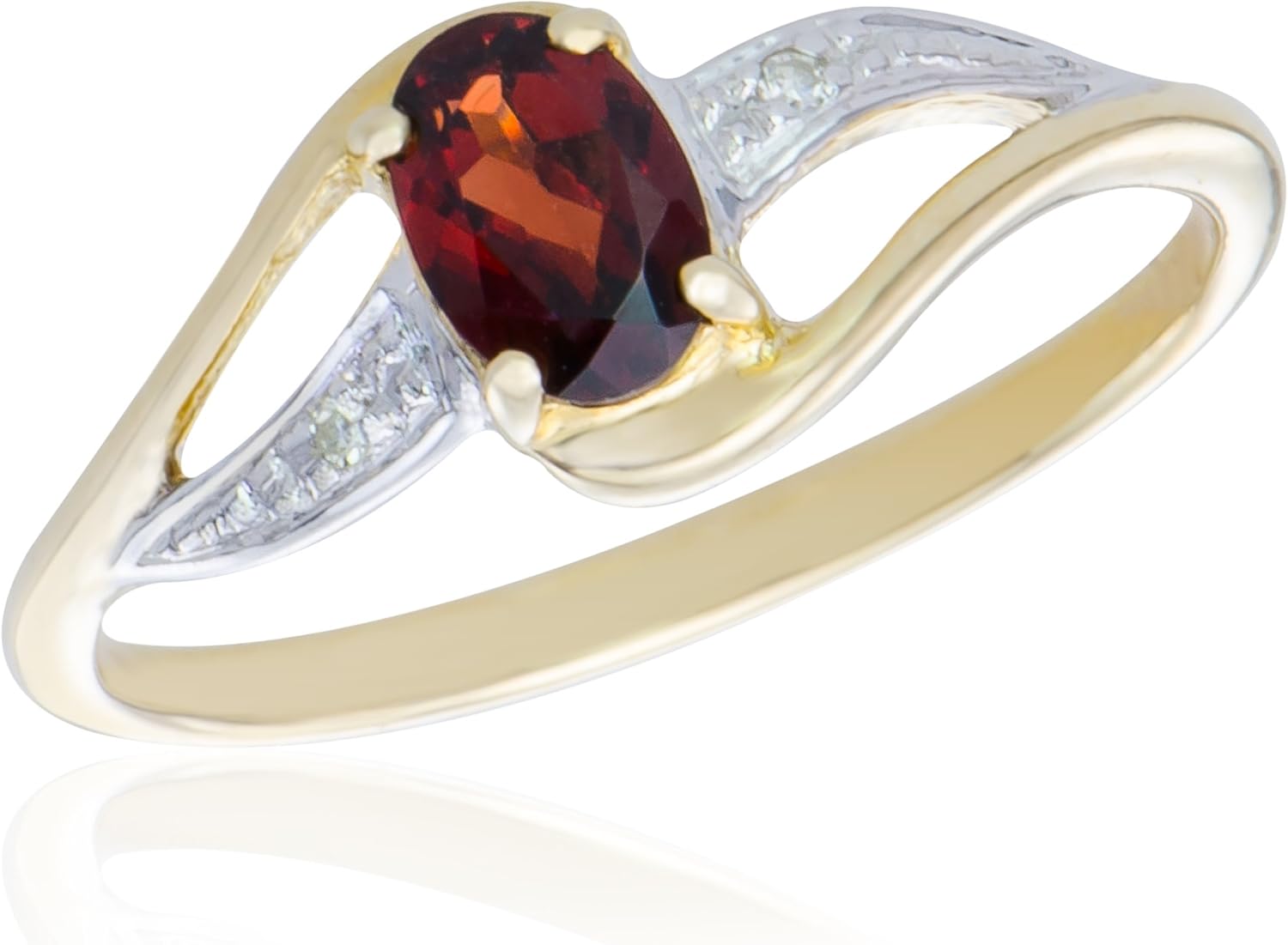 9k Gold Intricately Designed Ring in Style Studded with