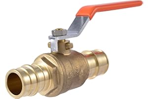 Sharkbite 3/4 Inch Expansion Ball Valve for PEX-A Pipe, Brass Plumbing Fittings for PEX A Tubing, UAB22462LFA