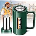 Newhai 20 ton Hydraulic Ram Jack 4’’/100mm Max Stroke Hydraulic Lifting Cylinder Single Acting Porta Power Jack Small Portable Retract Automatically Only a Jack