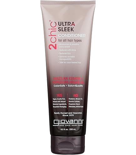 Amazon.com : Giovanni, Shampoo 2Chic Ultra Sleek, 8.5 Fl Oz : Hair