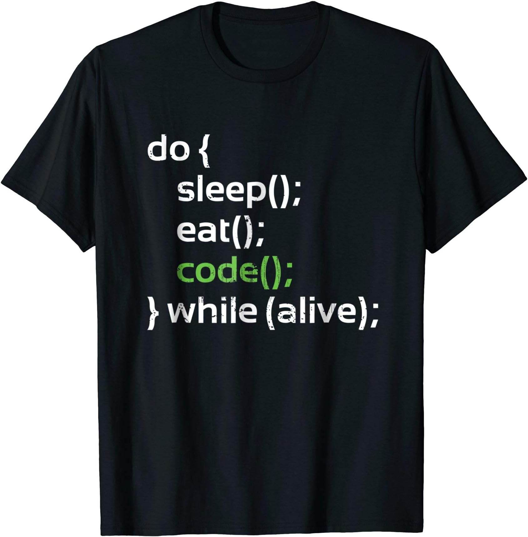 Do-Sleep Eat Code While Alive Programmer Shirt Coder Shirt