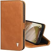 TORRO Leather Case Compatible with iPhone 17 Pro Max 6.9" 2025 - Premium Leather Wallet Flip Case with Kickstand and Card Slots (Compatible with Official MagSafe Chargers) - Light Brown