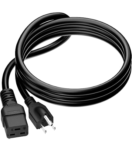 Amazon.com: 10FT AC Power Cord 14AWG 300V NEMA 5-15P C19 for APPLE