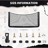 EINESIN Storage Nets for Campervans Elastic Trunk Bag with Plastic Frame view 3