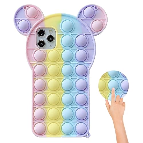 Knfui Push Pop Bubbles for iPhone 11 Mickey Mouse Case, Soft - Main Image