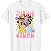 Disney Princess Epic Princess Squad Girl Power Floral Poster T-Shirt